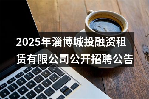 2025年淄博城投融资租赁有限公司公开招聘公告 图片